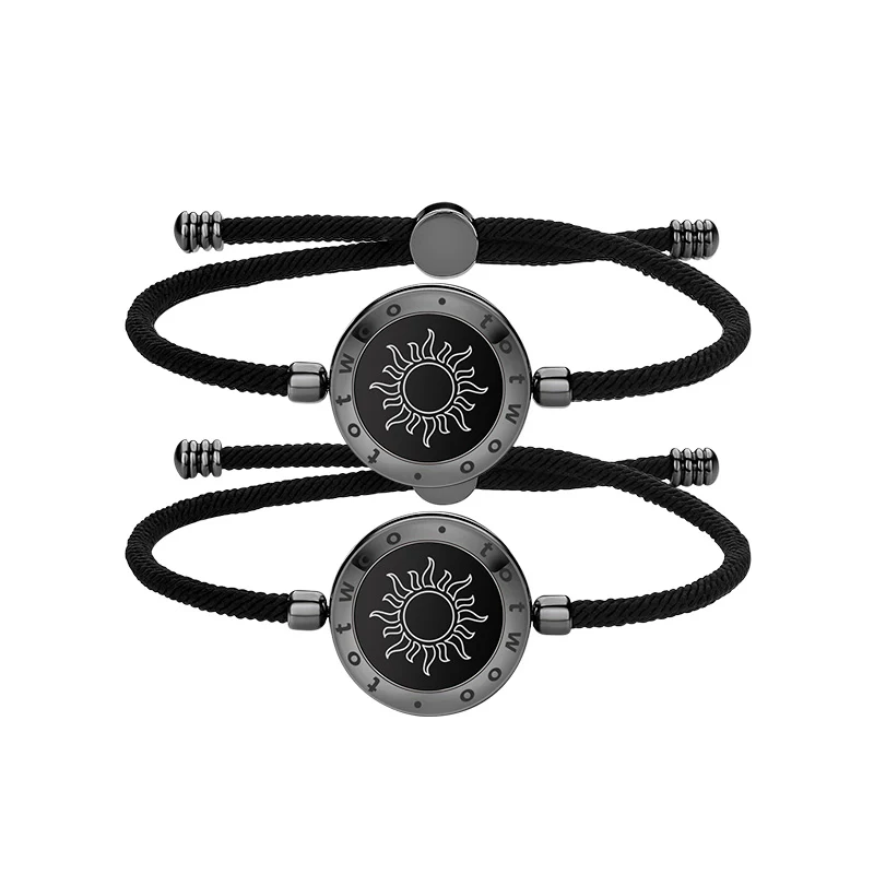 Sun & Moon Touch Bracelets with Milan Rope Set - Image 13