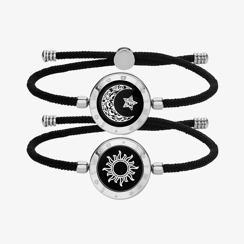 Sun & Moon Touch Bracelets with Milan Rope Set - Image 9