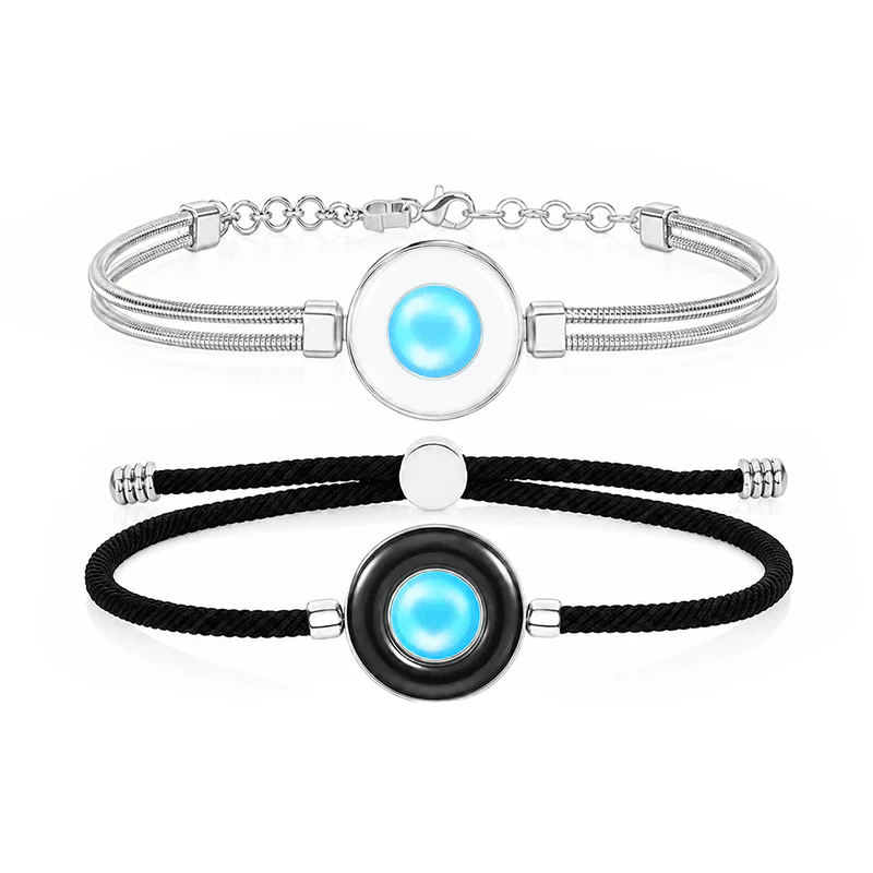 Candy Duo Touch Bracelets (Milan Rope +Snake Chain)