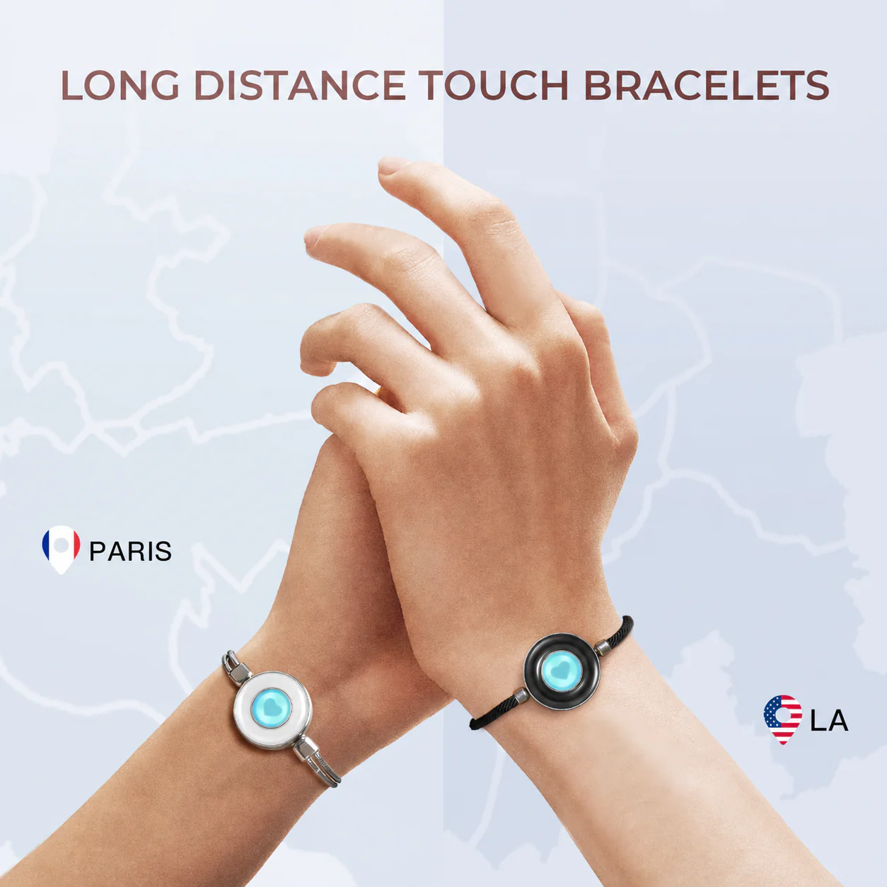 Candy Duo Touch Bracelets (Milan Rope +Snake Chain) - Image 4