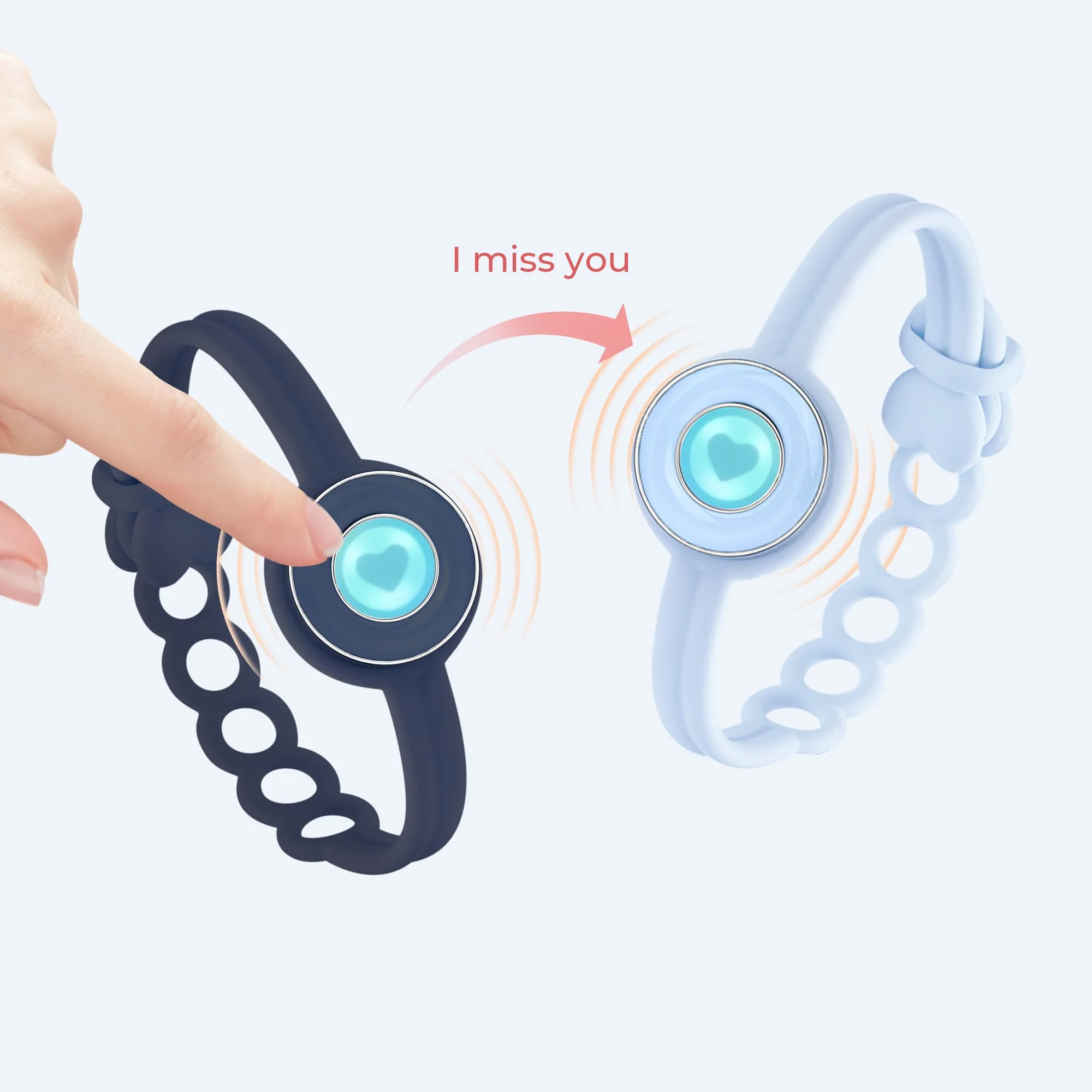 Candy Original Touch Bracelets(Deep Blue+Light Blue) - Image 2