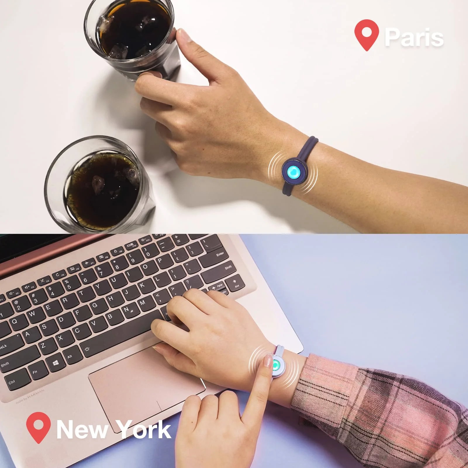 Candy Original Touch Bracelets(Deep Blue+Light Blue) - Image 3