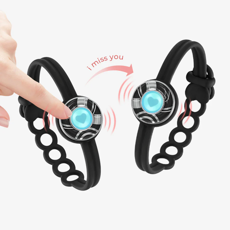 Candy Wave Touch Bracelets (Black+Black) - Image 2