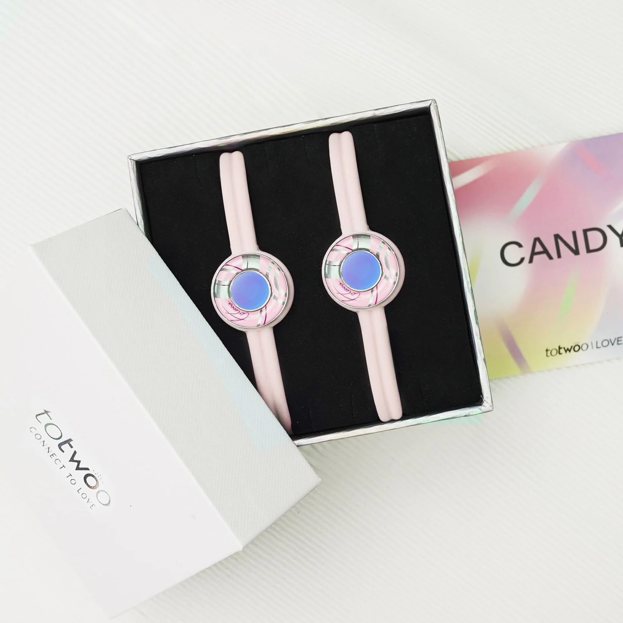 Candy Wave Touch Bracelets(Pink+Pink) - Image 8