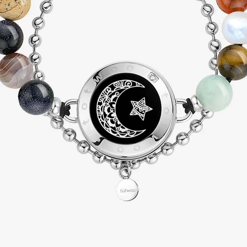 Sun & Moon Touch Bracelets with Solar System Guardian Beads - Image 8
