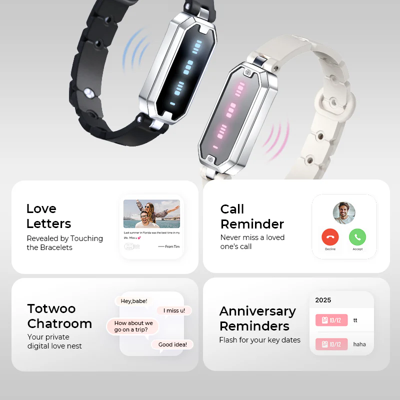 Morse Love Touch Bracelets with Silicone - Image 5