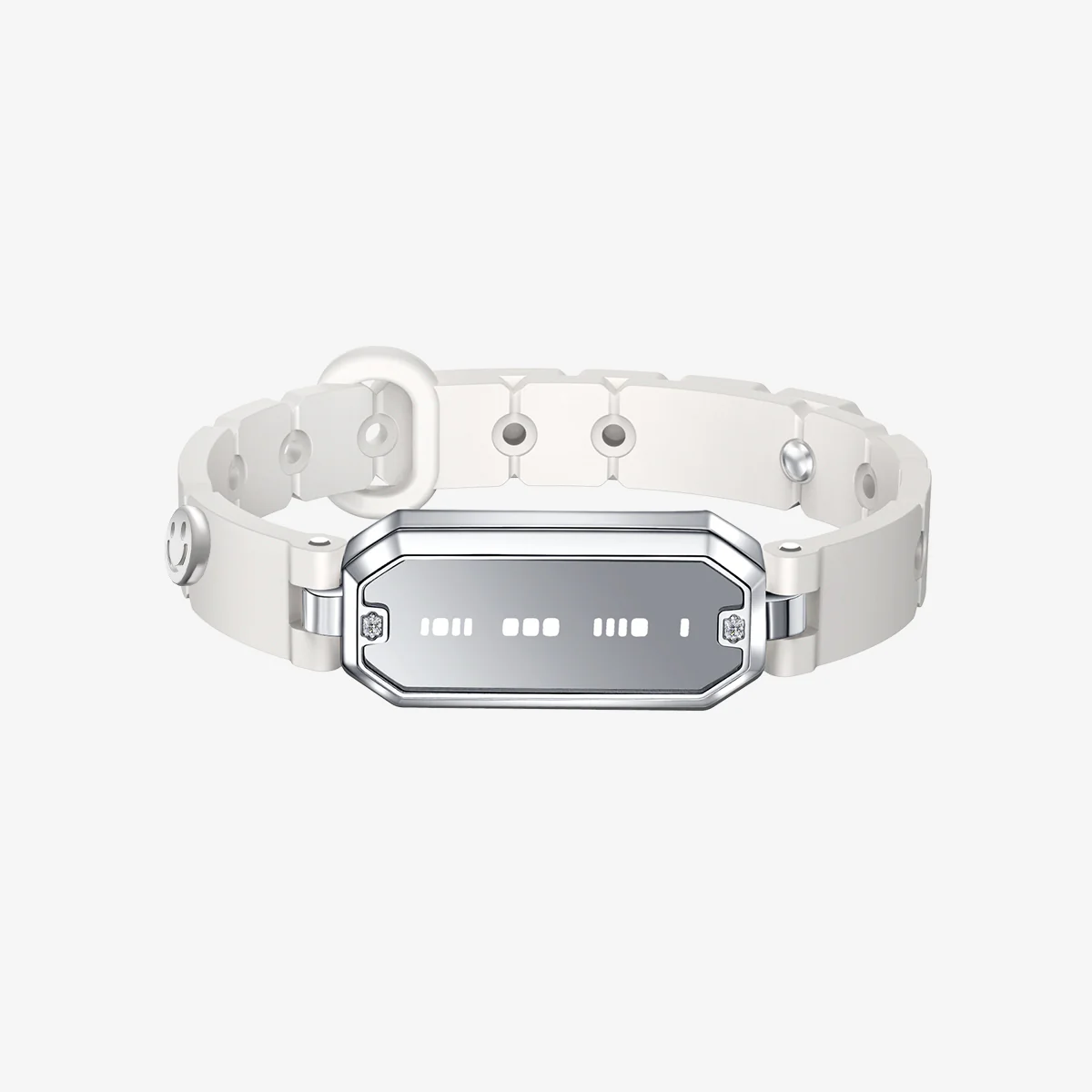 Morse Love Touch Bracelet with White Silicone Single