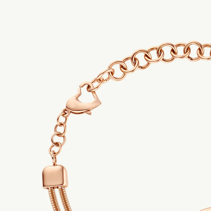Mountain&Sea Touch Bracelets (Black Figaro Chain+Rose Gold Snake Chain) - Image 10