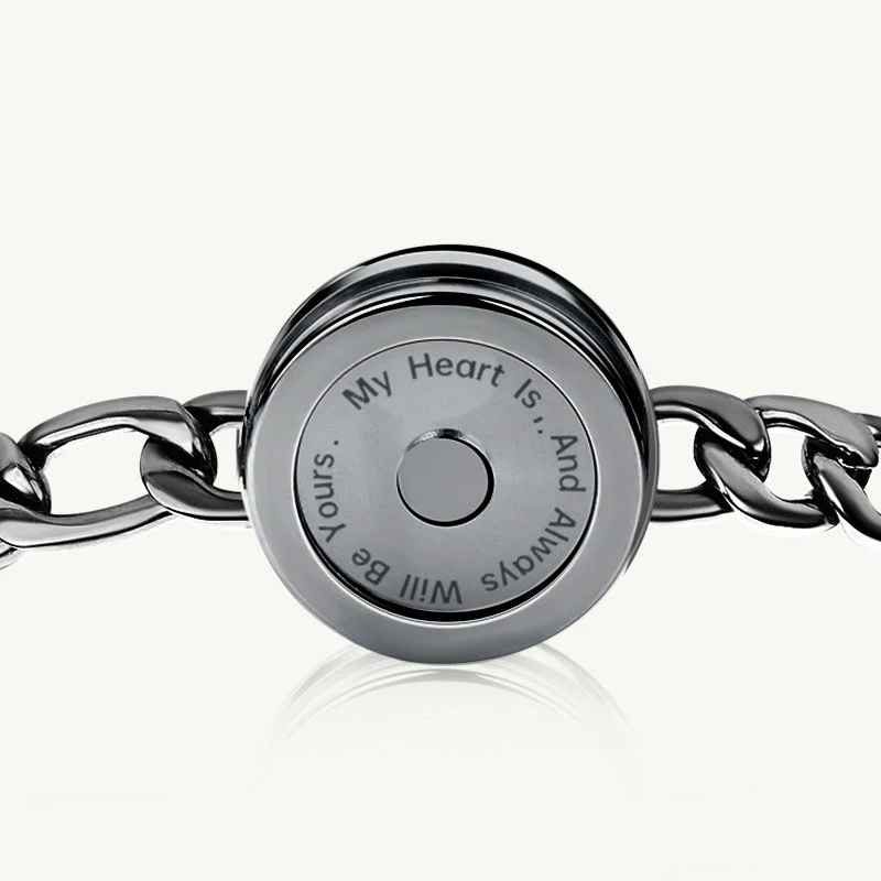Mountain&Sea Touch Bracelets (Black Figaro Chain+Rose Gold Snake Chain) - Image 5