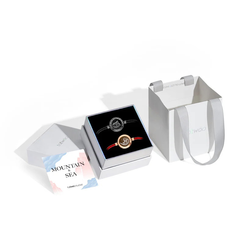Mountain & Sea Touch Bracelets with Milan Rope (Black+Red) - Image 12