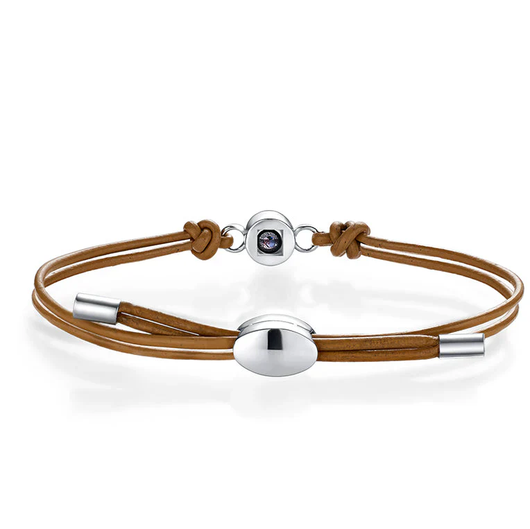 Personalized Genuine Leather Photo Bracelet - Image 9
