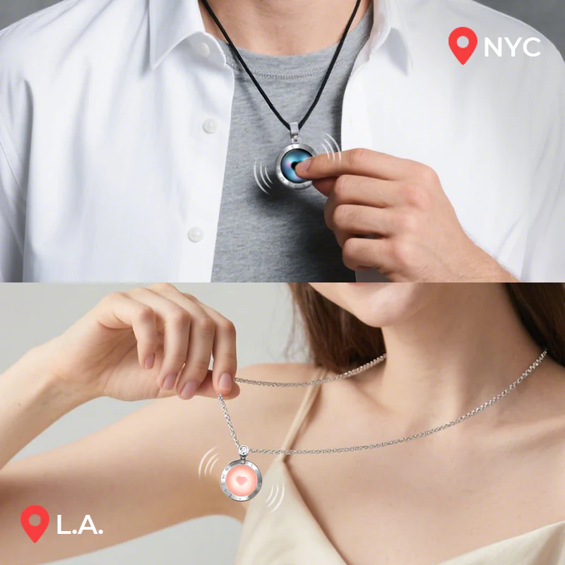 Soulmate 2.0 Touch Necklace with Mother of Pearl Panel - Image 3