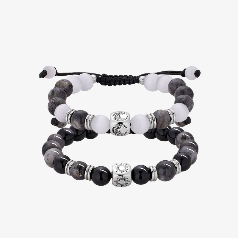 Sun & Moon Celestial Bond Beaded Bracelets