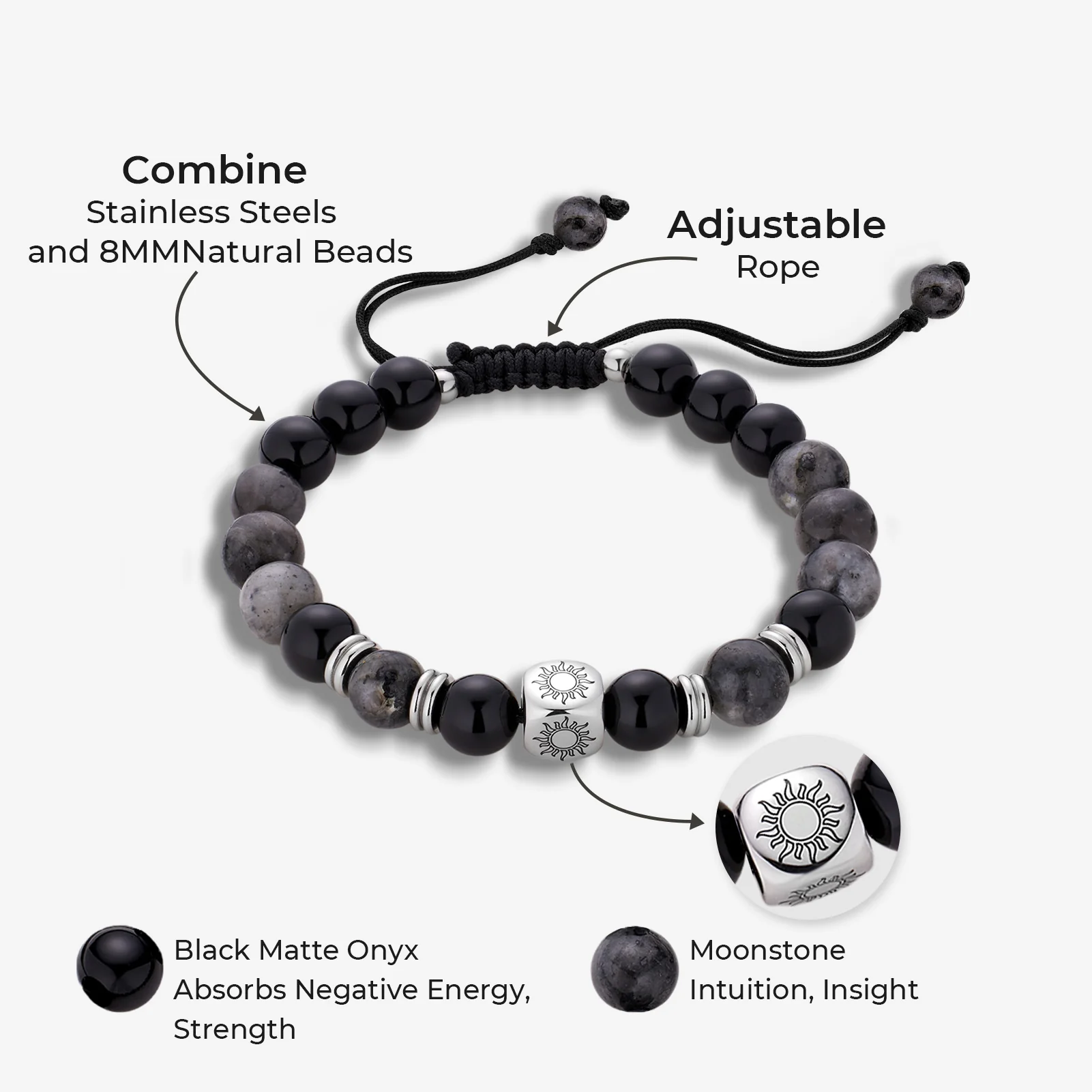 Sun & Moon Celestial Bond Beaded Bracelets - Image 11