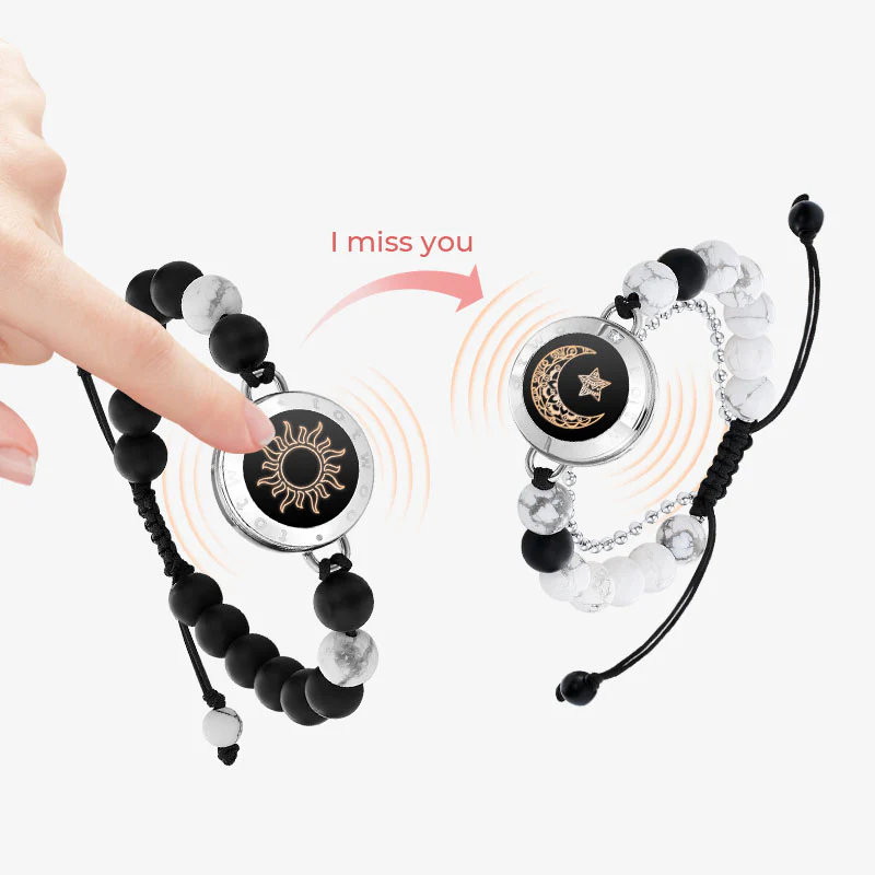 Sun & Moon Touch Bracelets with Matching Beads Single - Image 3