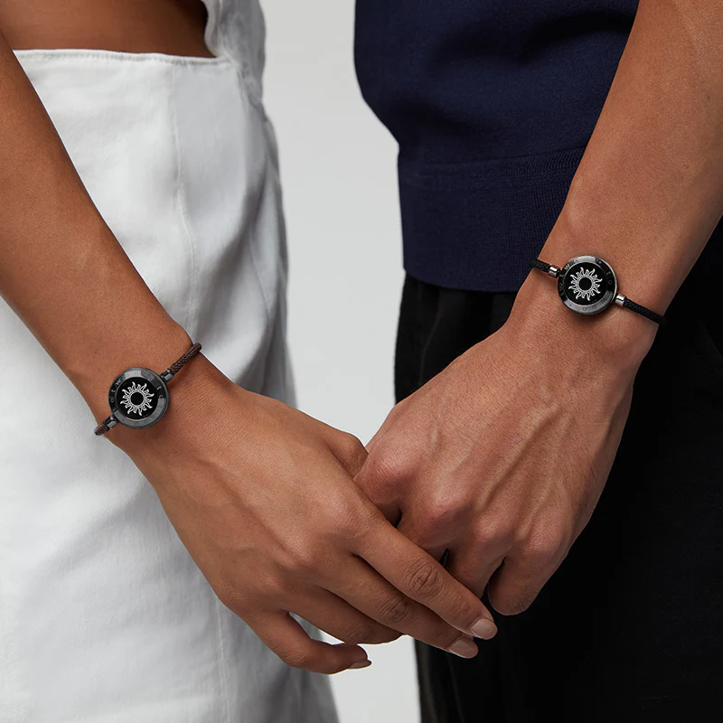 Sun&Sun Touch Bracelets with Milan Rope(Black+Black) - Image 3