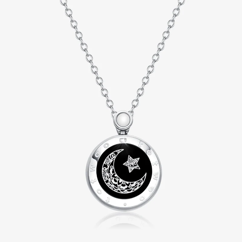 Moon Touch Necklaces with Natural Agate