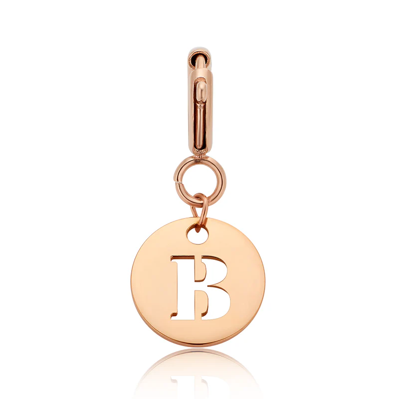 Totwoo Letter Charm (Silver/Rose Gold/Black) - Image 12