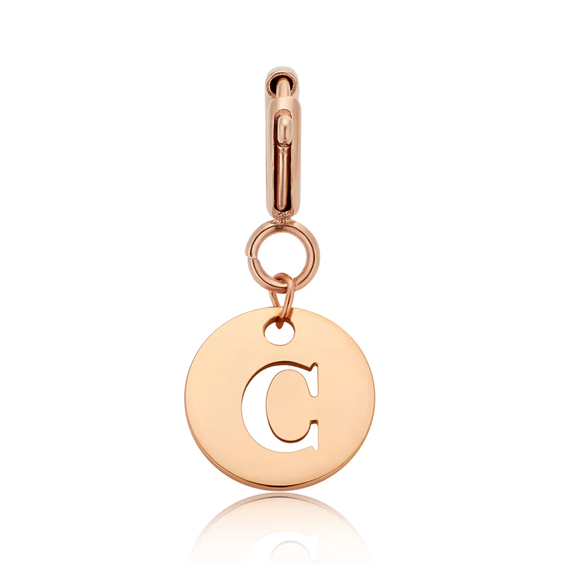 Totwoo Letter Charm (Silver/Rose Gold/Black) - Image 15