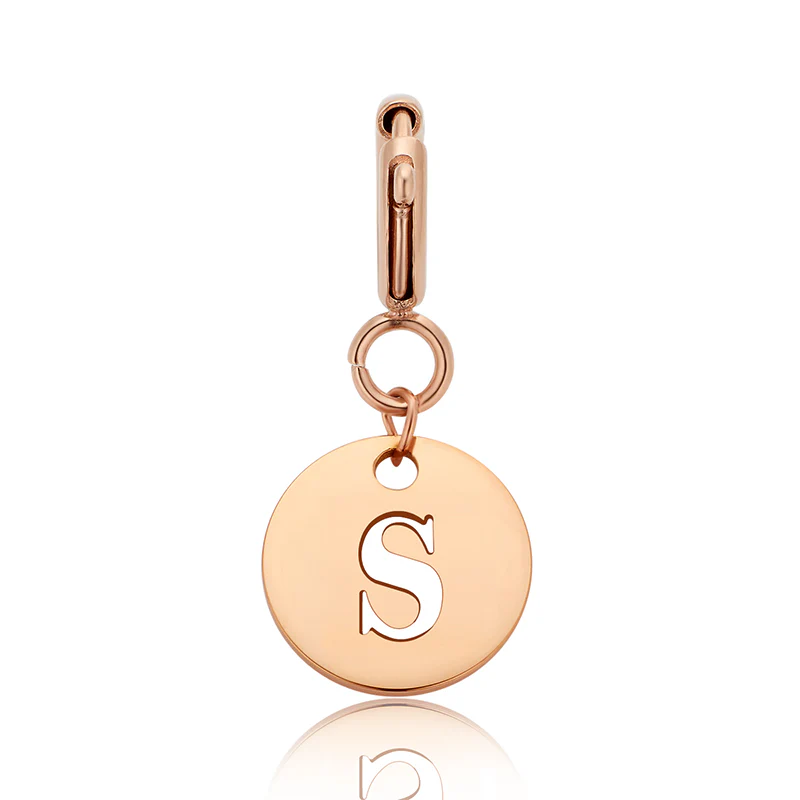 Totwoo Letter Charm (Silver/Rose Gold/Black) - Image 63