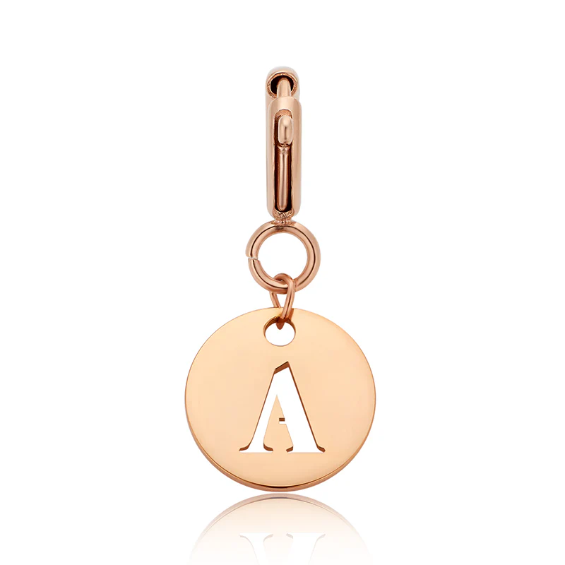 Totwoo Letter Charm (Silver/Rose Gold/Black) - Image 9