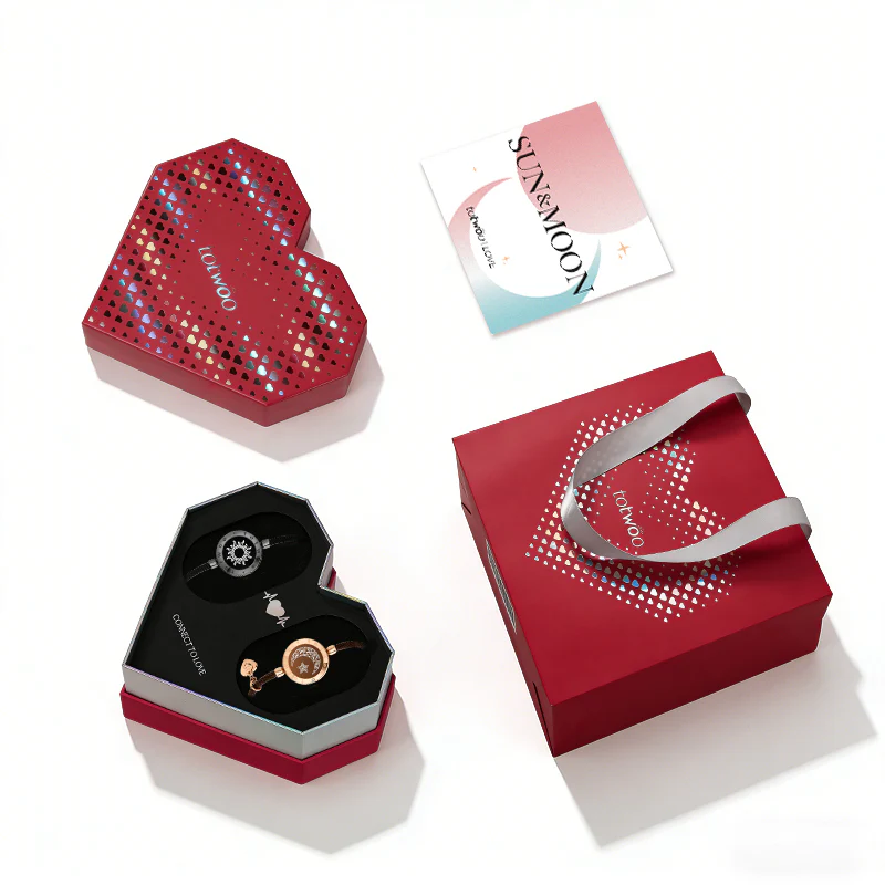 [Totwoo Signal Gift Box] Sun & Moon Touch Bracelets with Milan Rope - Image 12
