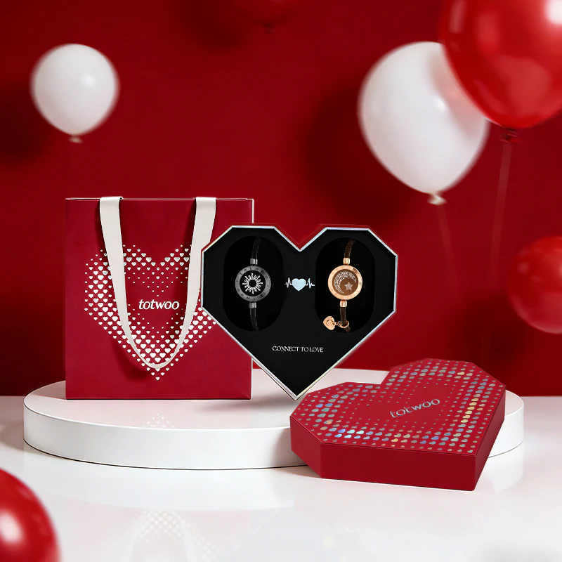 [Totwoo Signal Gift Box] Sun & Moon Touch Bracelets with Milan Rope - Image 4